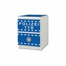 Polizei-Aufkleber für Komode MALM von IKEA - 2...