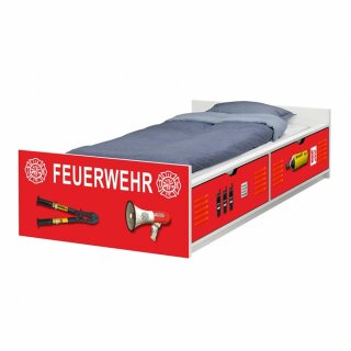 Feuerwehr-Aufkleber für Bett FLAXA von IKEA - 2 Kästen, 31 ...