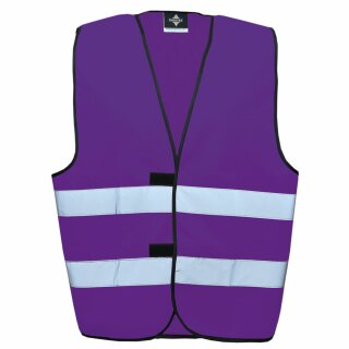 Funktionsweste violett XL Rückendruck
